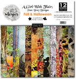 Pam Bray - Fall & Halloween DOUBLE 12x12 Paper Pack