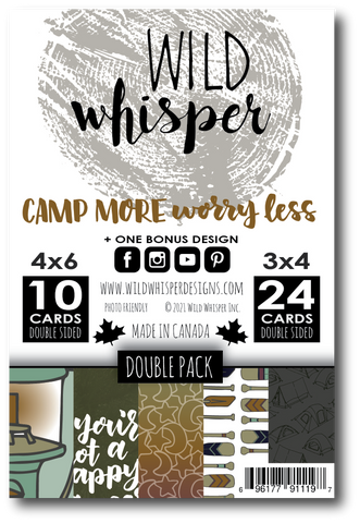 Camp More, Worry Less - DOUBLE Card Pack
