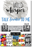 Talk Foodie To Me - DOUBLE Card Pack