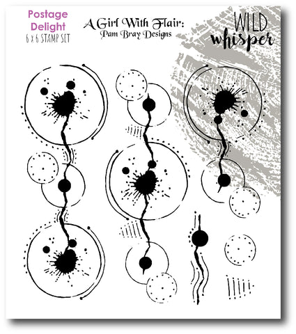Pam Bray Postage Delight - 6x6 Stamp Set