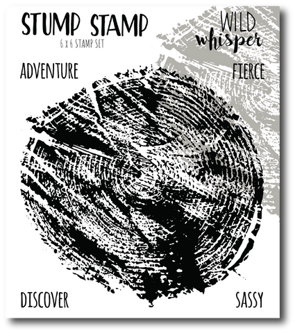 Wild Whisper Stump - 6x6 Stamp Set