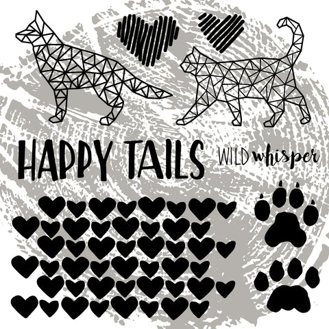 Happy Tails - Cut File