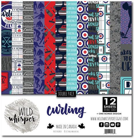 Curling - DOUBLE 12x12 Paper Pack