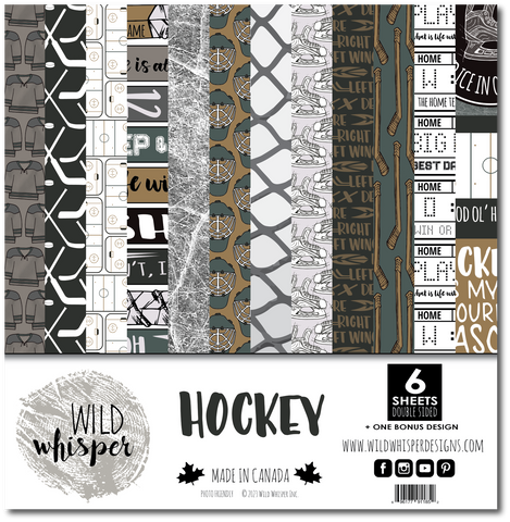 Hockey - 12x12 Paper Pack