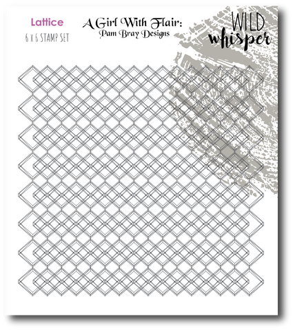 Pam Bray Lattice - 6x6 Stamp Set