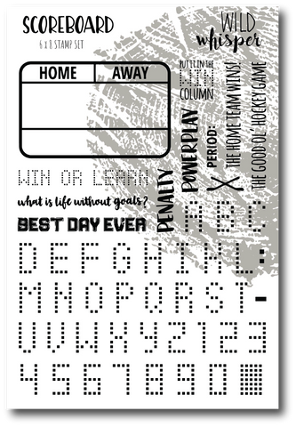 Scoreboard - 6x8 Stamp Set