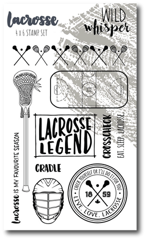 Lacrosse - 4x6 Stamp Set