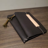 Traveler's Notebook Cover - Black Leather