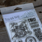 Feel the Beat - 4x6 Stamp Set