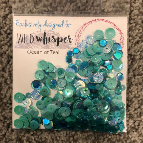 Ocean of Teal - Sequins